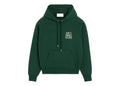 Ami Paris Cotton Don't Forget To Love Hoodie Bottle Green