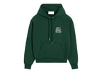 Ami Paris Cotton Don't Forget To Love Hoodie Bottle Green