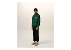 Ami Paris Cotton Don't Forget To Love Hoodie Bottle Green