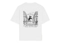 Ami Paris Cotton T-Shirt with Place Des Victoires Print White