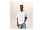 Ami Paris Cotton T-Shirt with Place Des Victoires Print White