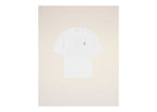Ami Paris Cotton T-Shirt with Place Des Victoires Print White