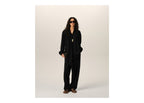 Ami Paris Lavalliere Silk-Blend Blouse Black (W)