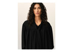Ami Paris Lavalliere Silk-Blend Blouse Black (W)