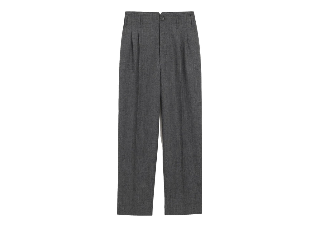 Ami Paris Two-Pleats Wool Trousers Carbon Grey