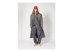 Ami Paris Two-Pleats Wool Trousers Carbon Grey