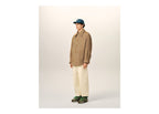 Ami Paris Wool Button-Down Jacket Chocolate Brown/Ivory