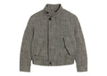 Ami Paris Wool Padded Harrington Jacket Black/Ivory