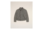 Ami Paris Wool Padded Harrington Jacket Black/Ivory