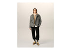 Ami Paris Wool Padded Harrington Jacket Black/Ivory