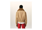 Ami Paris Wool Padded Jacket Mastic Beige