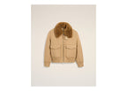 Ami Paris Wool Padded Jacket Mastic Beige