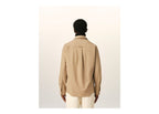Ami Paris Wool Shirt Mastic Beige