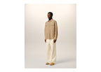 Ami Paris Wool Shirt Mastic Beige
