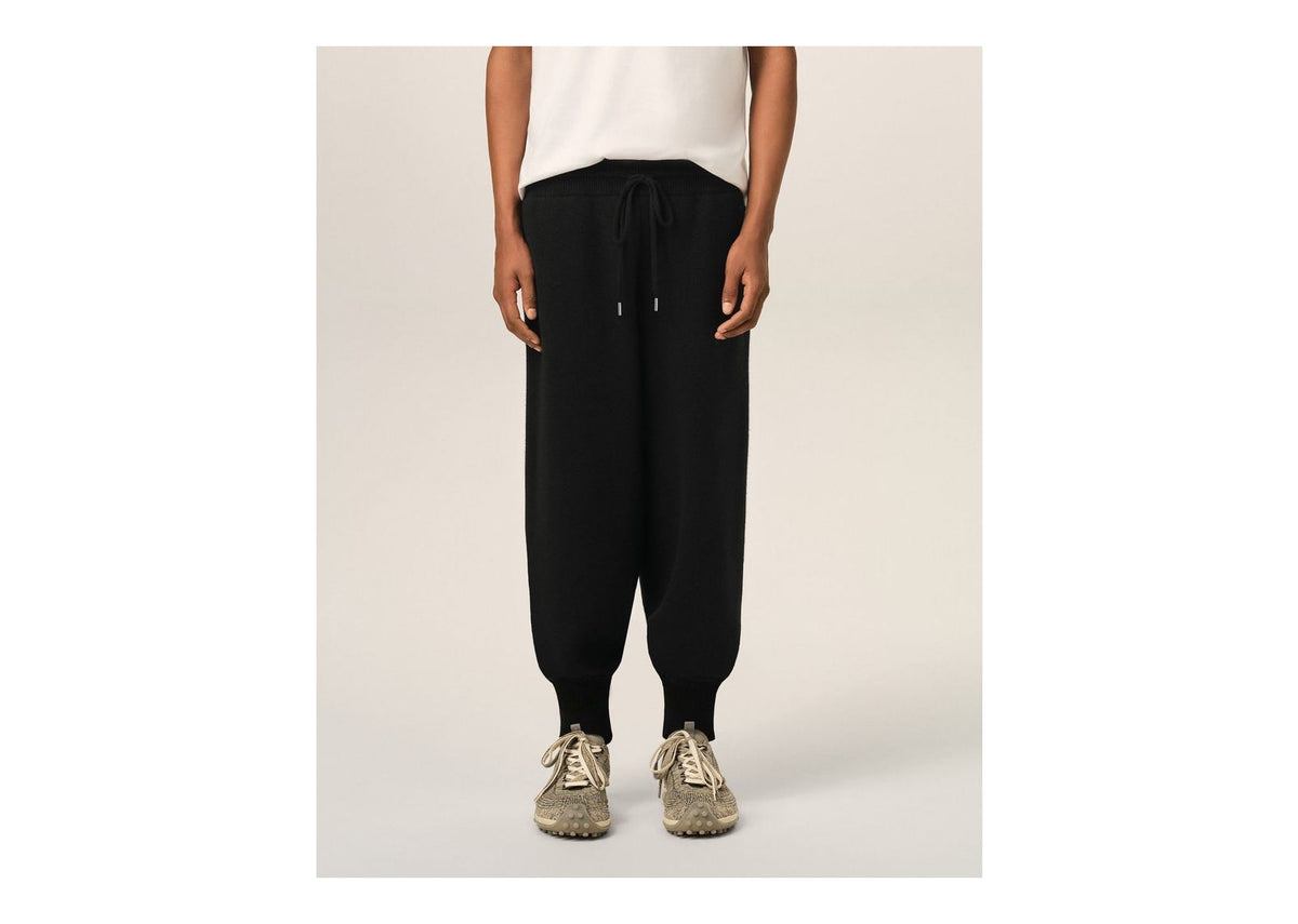 Ami Paris Wool Track Pants Black