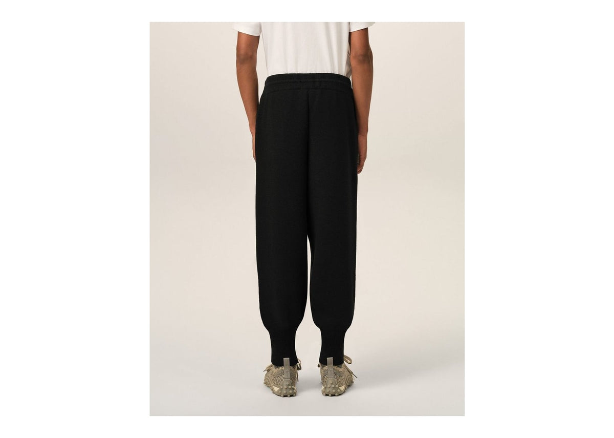 Ami Paris Wool Track Pants Black
