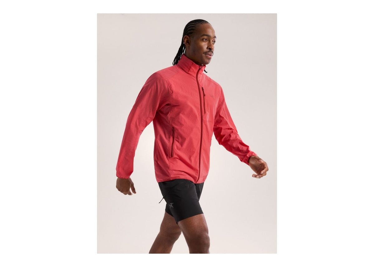 Arc'teryx Ossa Stowhood Jacket Stone Red