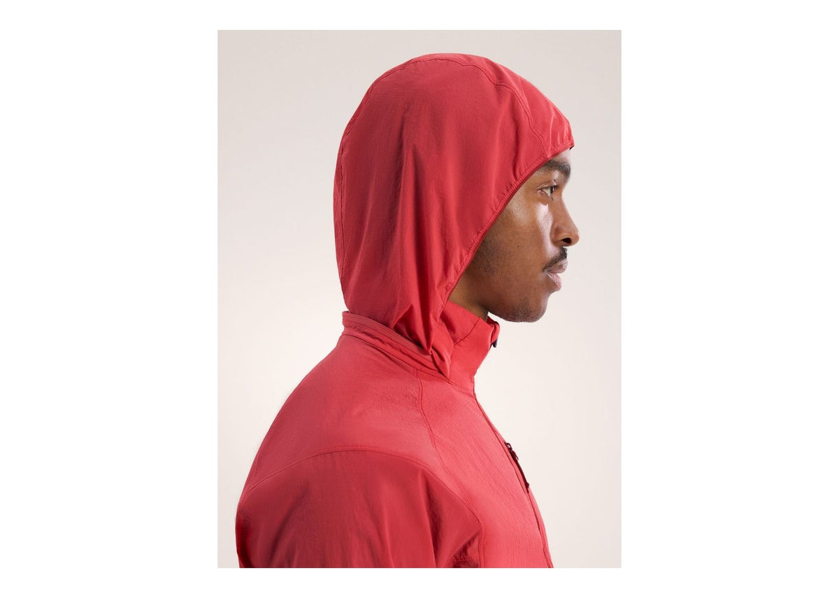 Arc'teryx Ossa Stowhood Jacket Stone Red