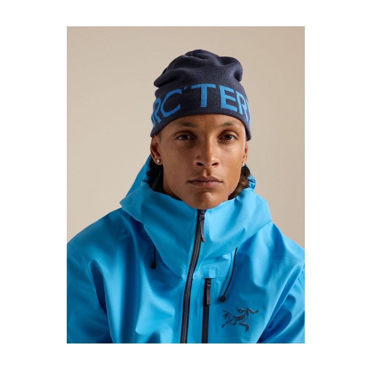 Arc'teryx Word Head Toque Blk Sapphire/Aqua
