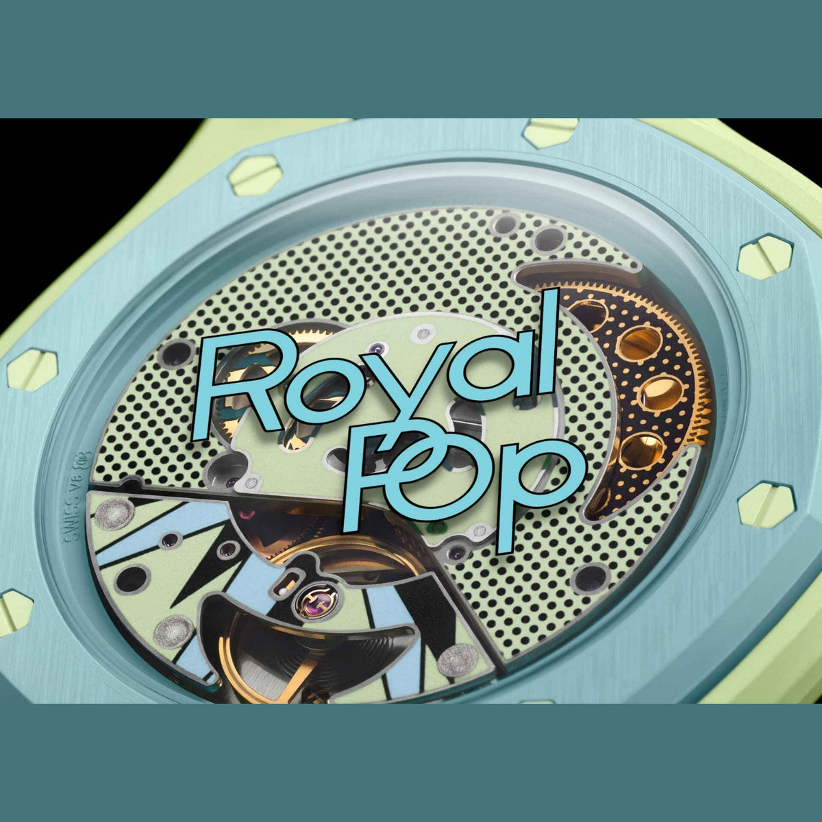 Audemars Piguet x Swatch Bioceramic Royal Pop Blaue Acht Lime Green