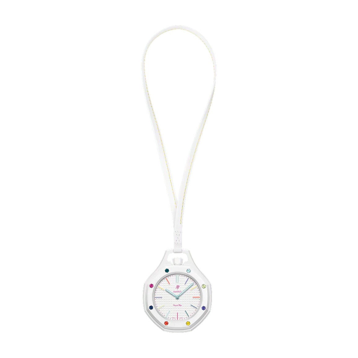 Audemars Piguet x Swatch Bioceramic Royal Pop Huit Blanc White