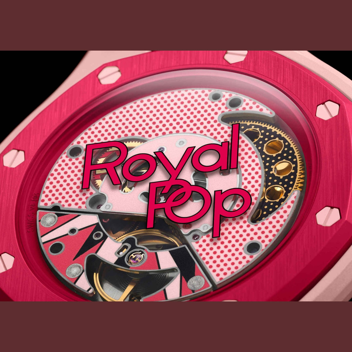 Audemars Piguet x Swatch Bioceramic Royal Pop Otto Rosso Pink