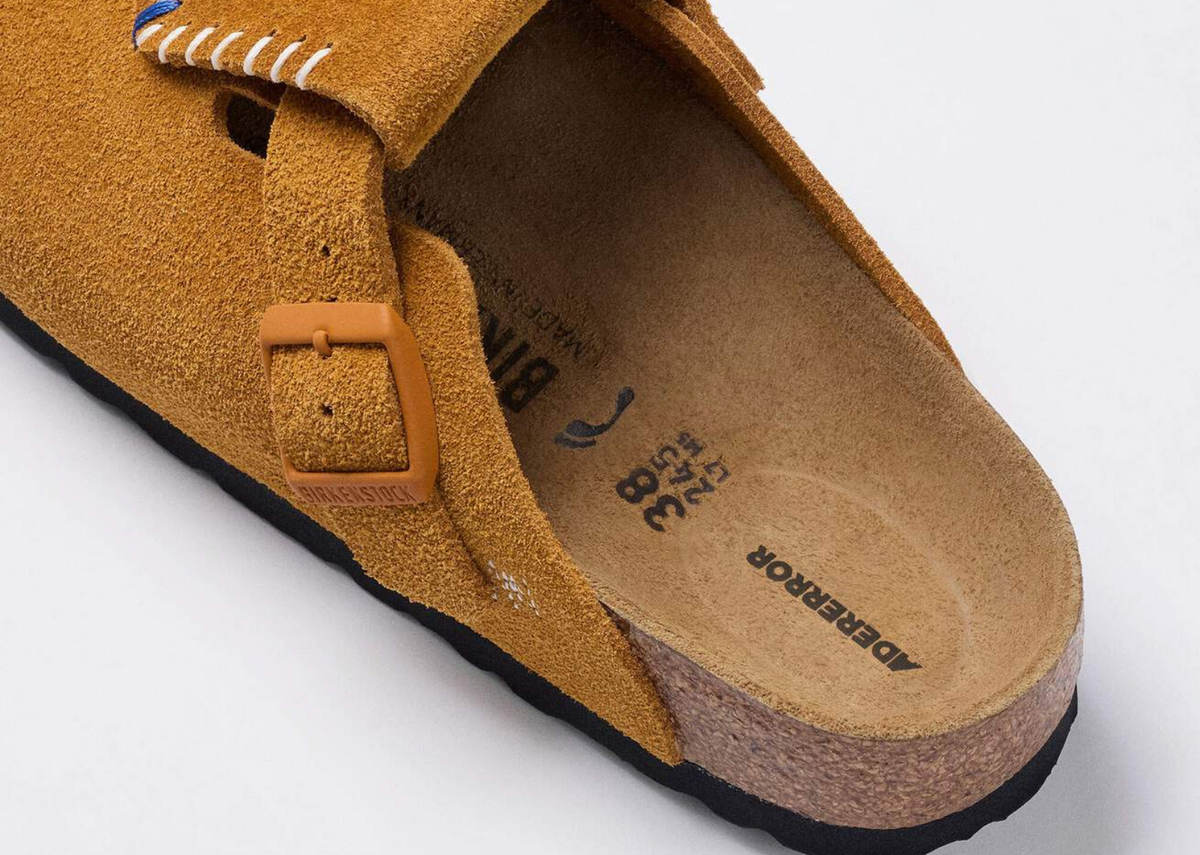 Birkenstock ADERERROR Boston Flap Suede Honey