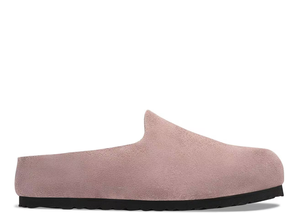 Birkenstock Amsterdam Wrapped Suede Leather Faded Purple