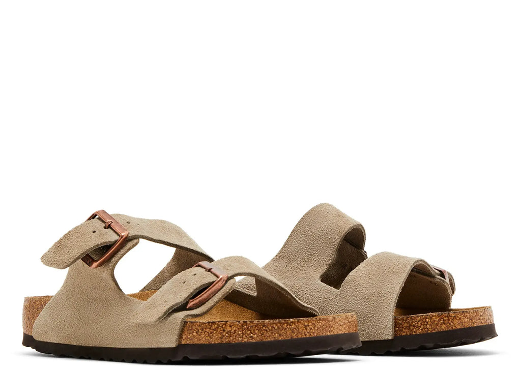 Birkenstock Arizona Soft Footbed Suede Taupe