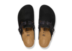 Birkenstock Boston Braided Suede Black