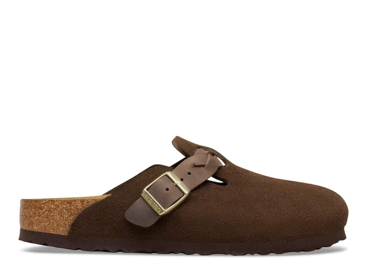 Birkenstock Boston Braided Suede Carafe