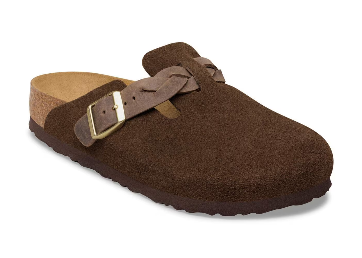 Birkenstock Boston Braided Suede Carafe