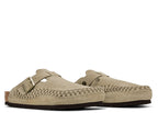 Birkenstock Boston Braided Suede Kith Taupe