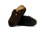 Birkenstock Boston Chunky Suede Mocca