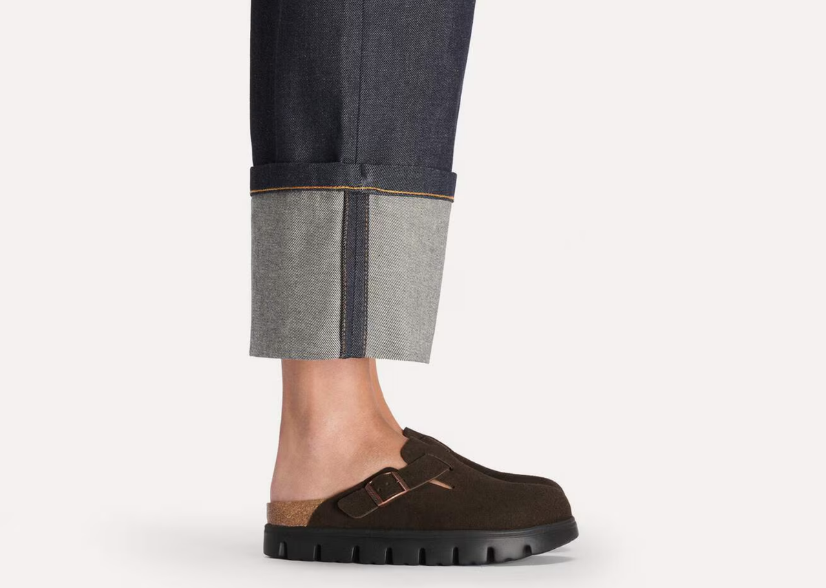 Birkenstock Boston Chunky Suede Mocca