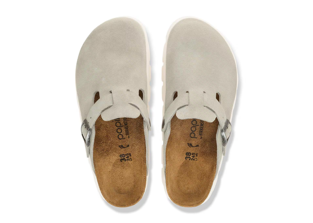 Birkenstock Boston Chunky Suede Oyster