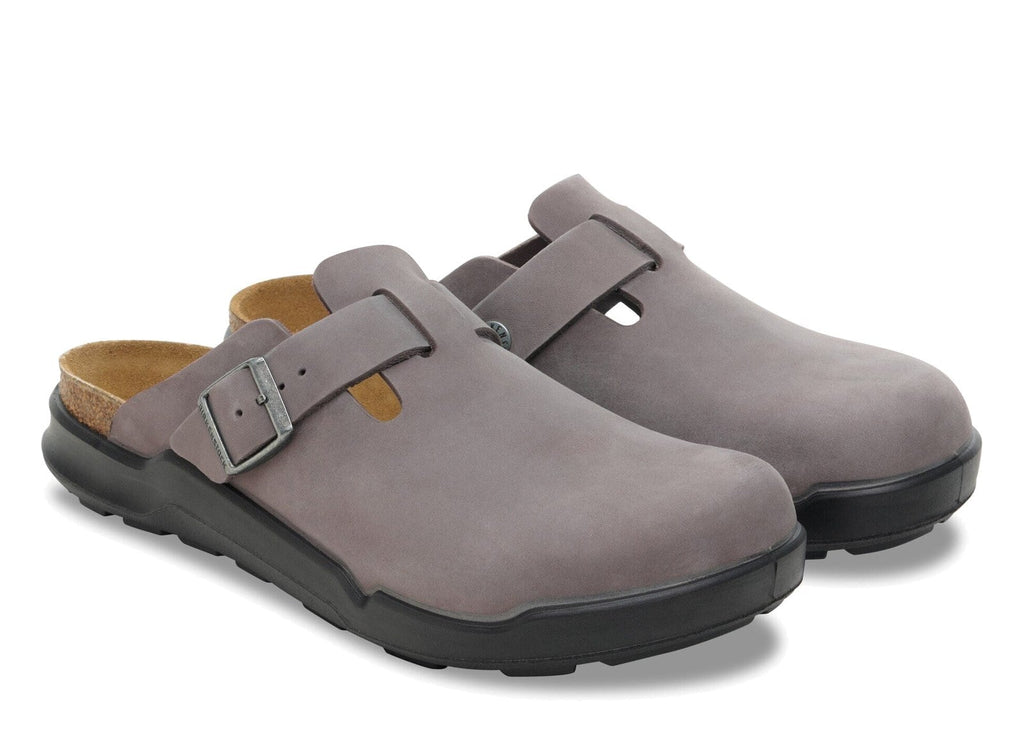 Birkenstock Boston Crosstown Waxy Leather Iron