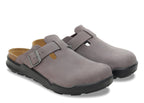 Birkenstock Boston Crosstown Waxy Leather Iron