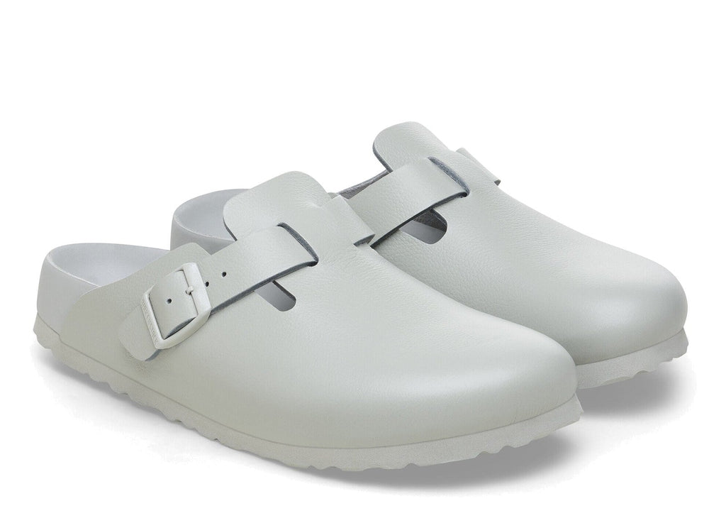Birkenstock Boston Exquisite Leather Mineral Gray