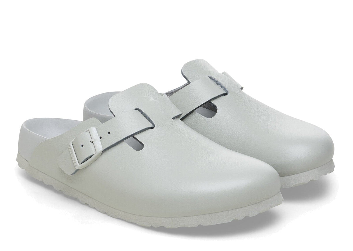 Birkenstock Boston Exquisite Leather Mineral Gray