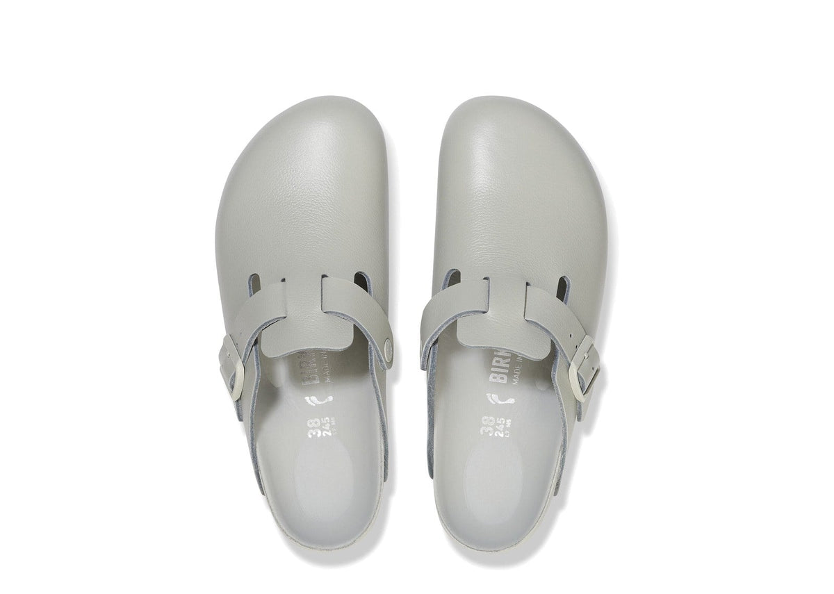 Birkenstock Boston Exquisite Leather Mineral Gray