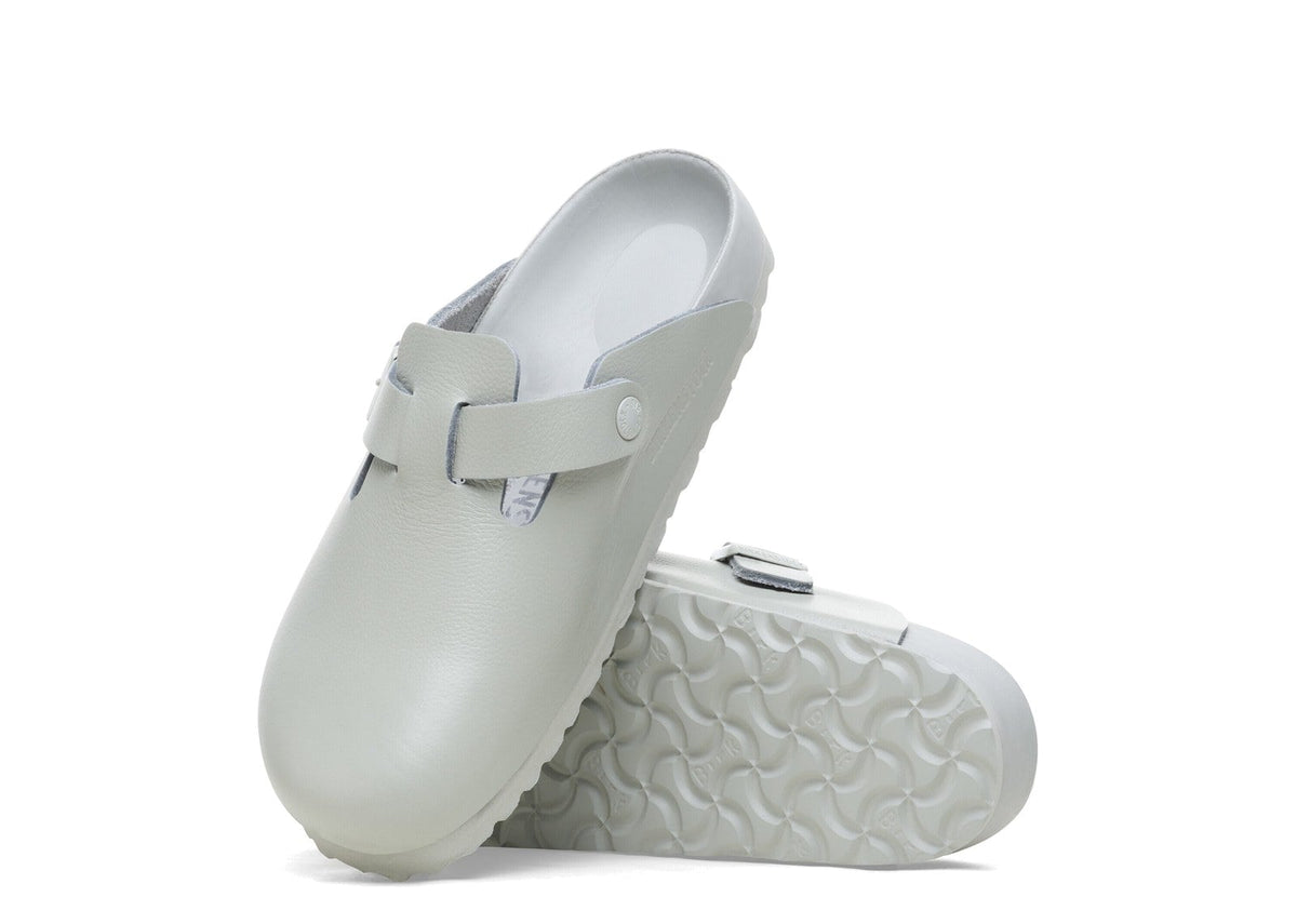 Birkenstock Boston Exquisite Leather Mineral Gray