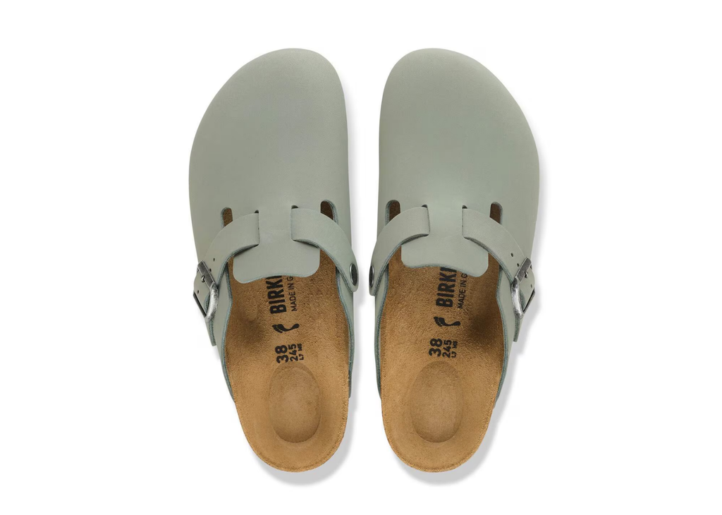 Birkenstock Boston Oiled Leather Pure Sage