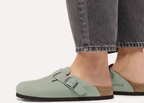 Birkenstock Boston Oiled Leather Pure Sage