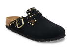 Birkenstock Boston Rivet Suede Black