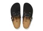 Birkenstock Boston Rivet Suede Black