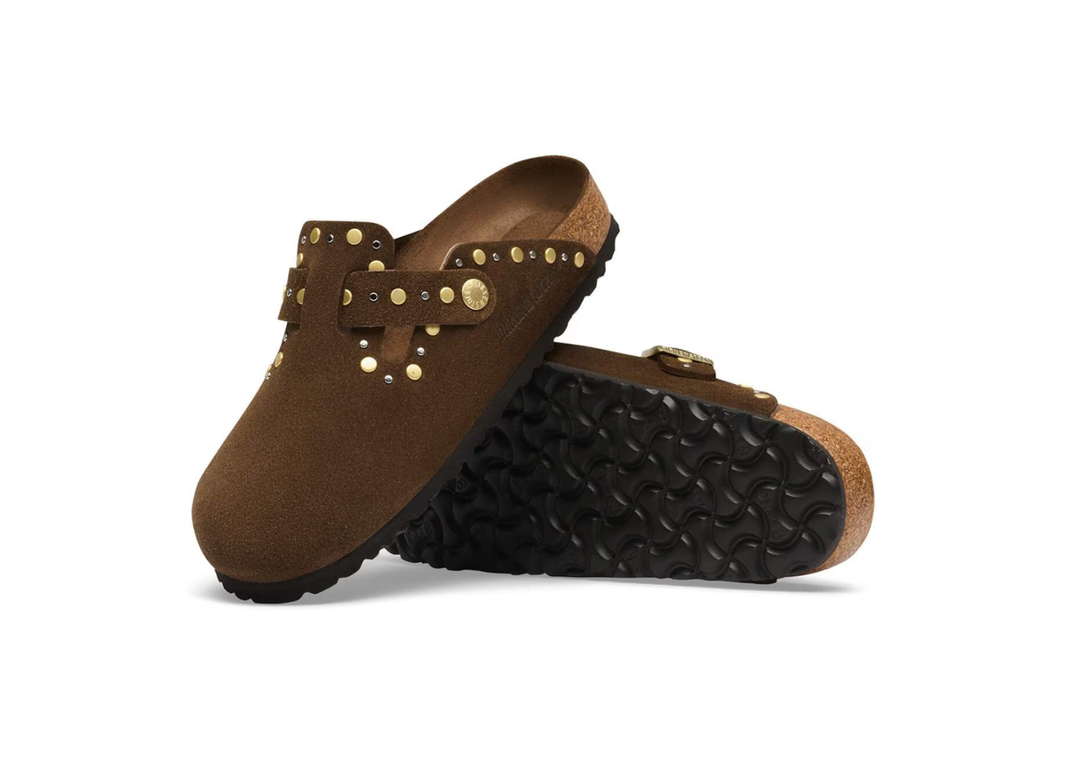 Birkenstock Boston Rivet Suede Carafe Tonal FB