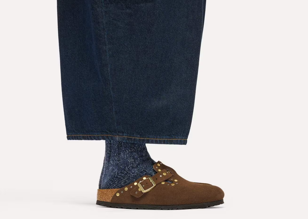 Birkenstock Boston Rivet Suede Carafe Tonal FB