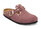 Birkenstock Boston Rivet Suede Pepper