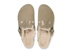 Birkenstock Boston Shearling Suede Taupe
